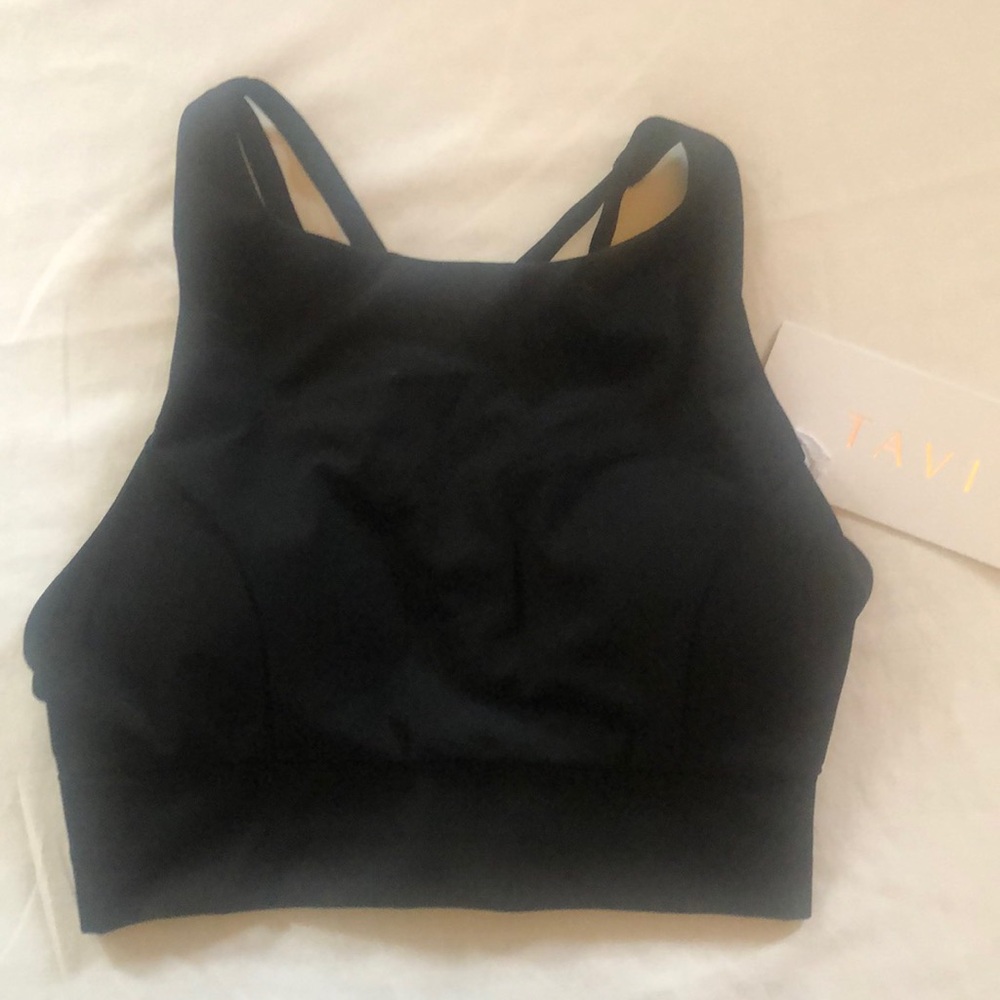 NWTS Tavi Black Move Bra w/adjustable straps,designed for movement Size XS